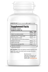 Kyolic Aged Garlic Extract Formula 103 capsules closeup, packaging and capsules visible