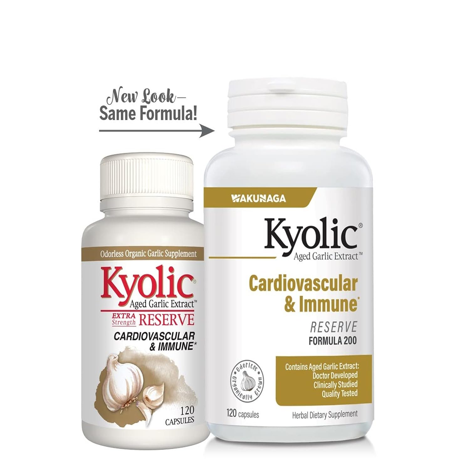 Kyolic packaging reinforces trust in garlic-based wellness routines.