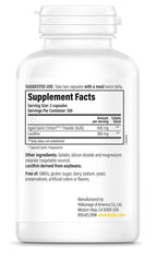 Kyolic Formula 104 capsules closeup showing odorless design