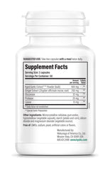 Kyolic Formula 102 capsules with ginger and enzymes for digestive comfort