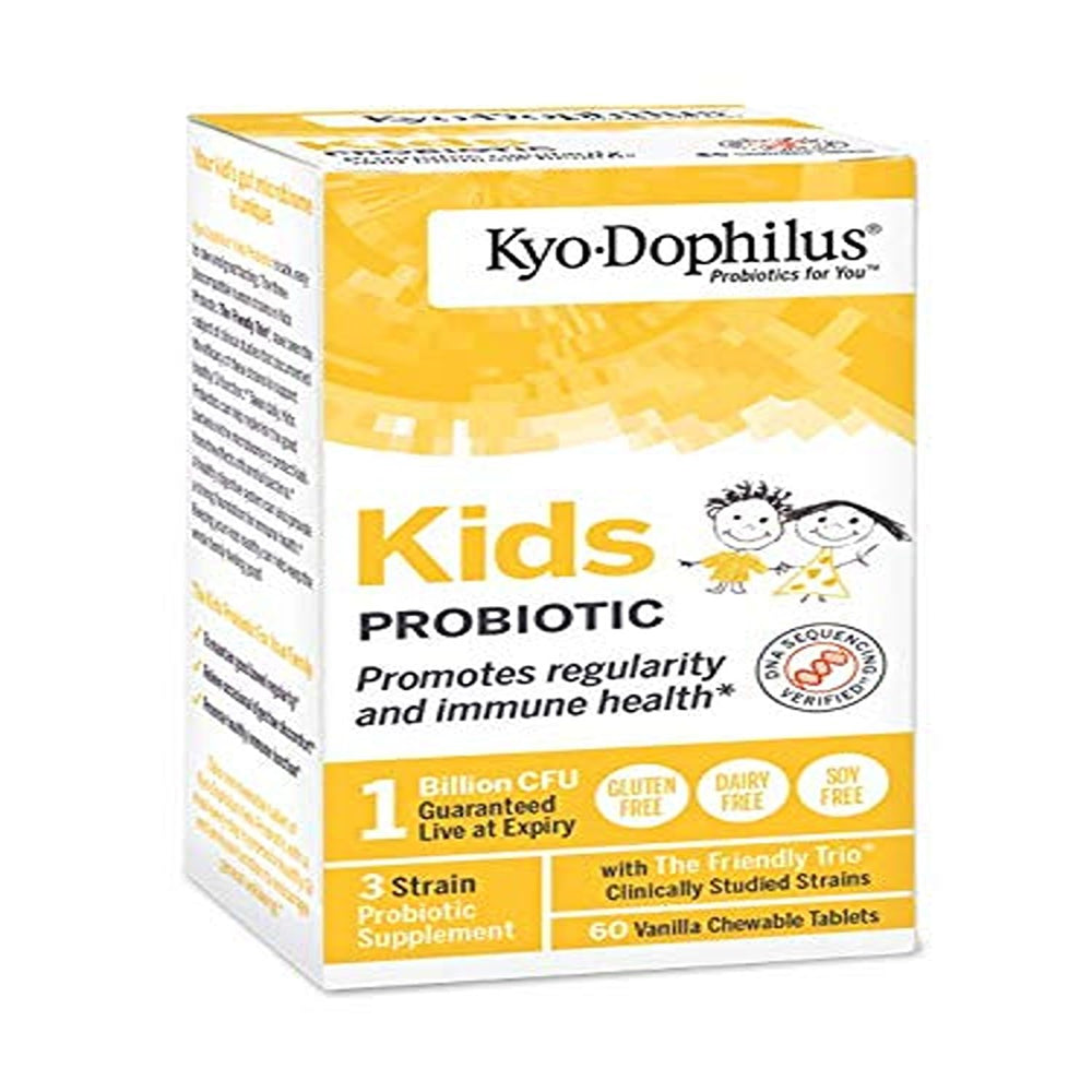 Room-temperature stability shown for Kyolic Kyo-Dophilus Kids probiotic.