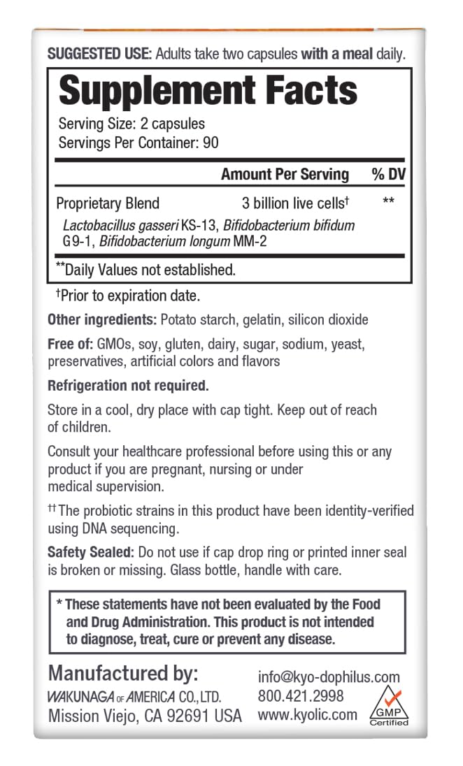 Travel-pack for on-the-go digestive balance with Kyolic Kyo-Dophilus.