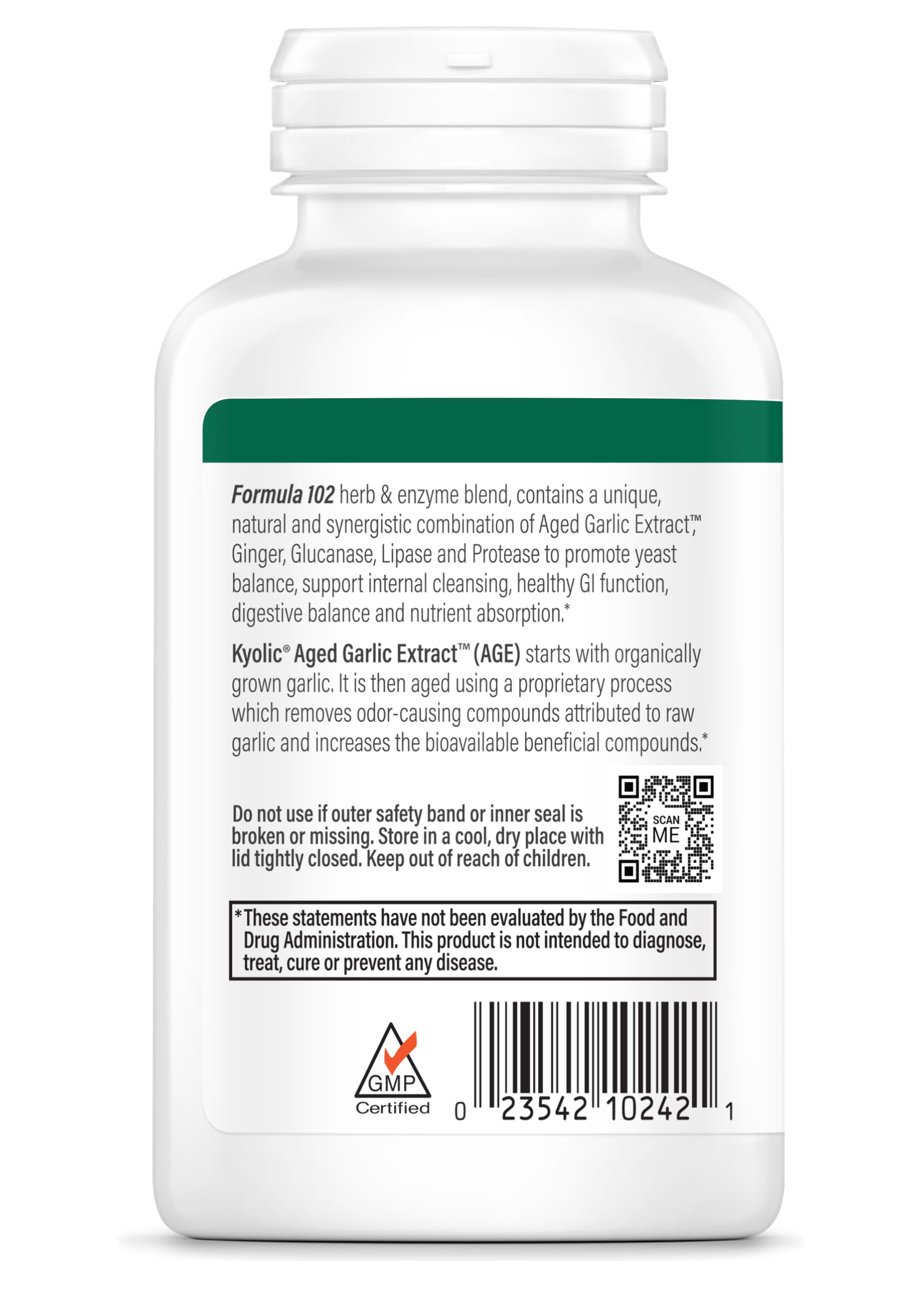Organic garlic source from Kyolic supports clean, natural nutrition.