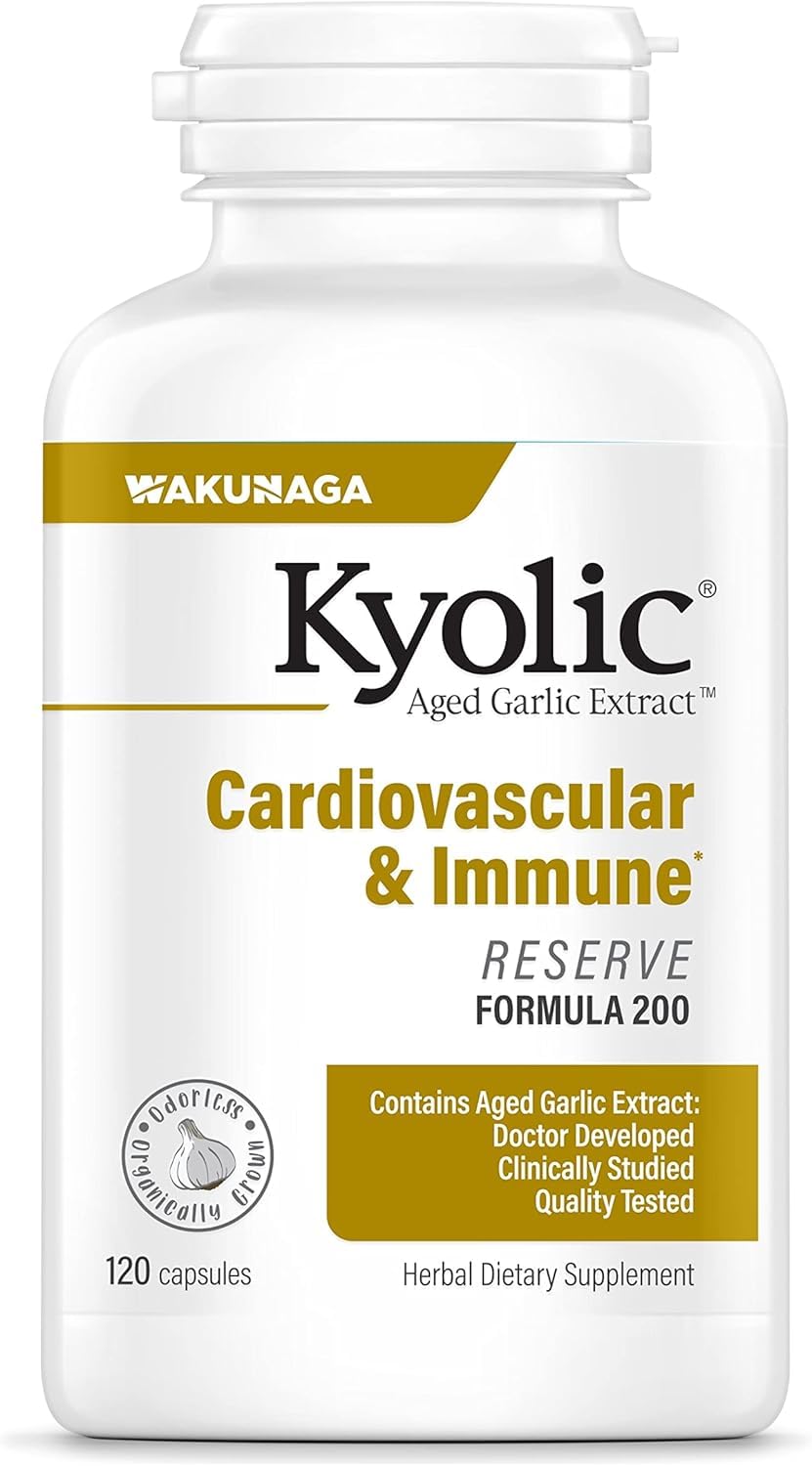Kyolic Reserve bottle front displays the product for daily use.