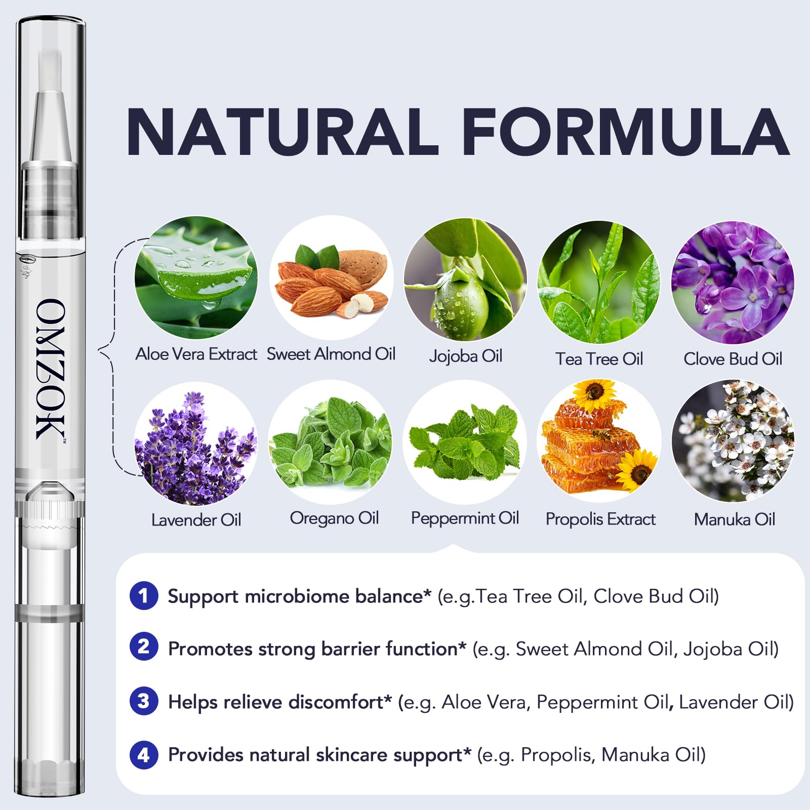 KZUO Nail Health Improvement illustrates clearer, stronger nails over time.