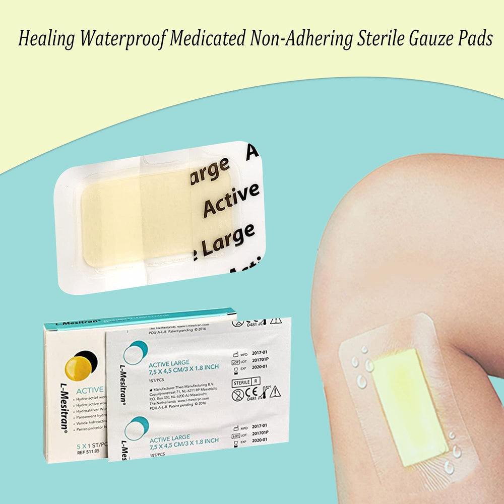 L-Mesitran Bandaje Miel-30 diseño seguro: higiene sin adherencia dolorosa.