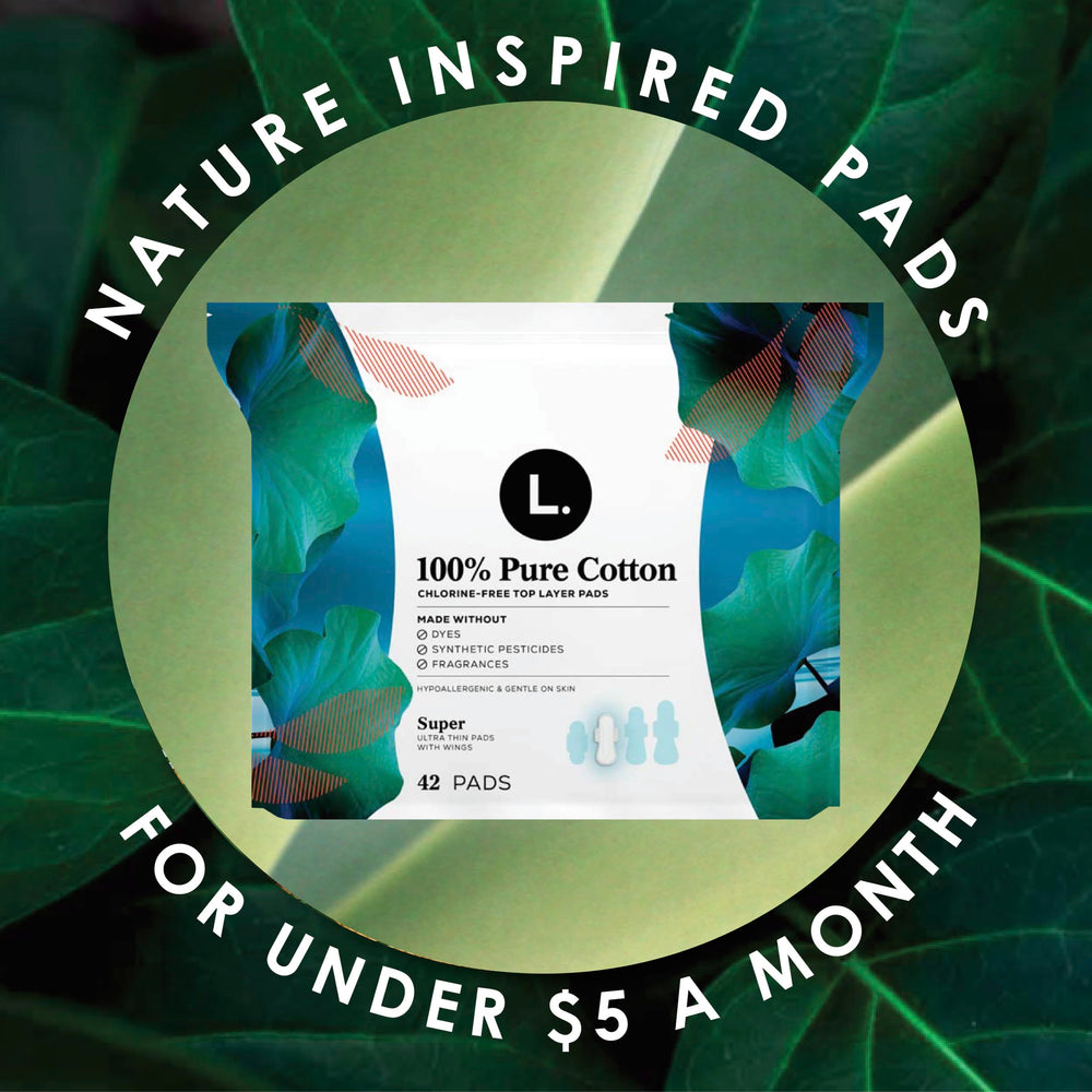 Soft-edged design of L. Ultra Thin Pads for comfort
