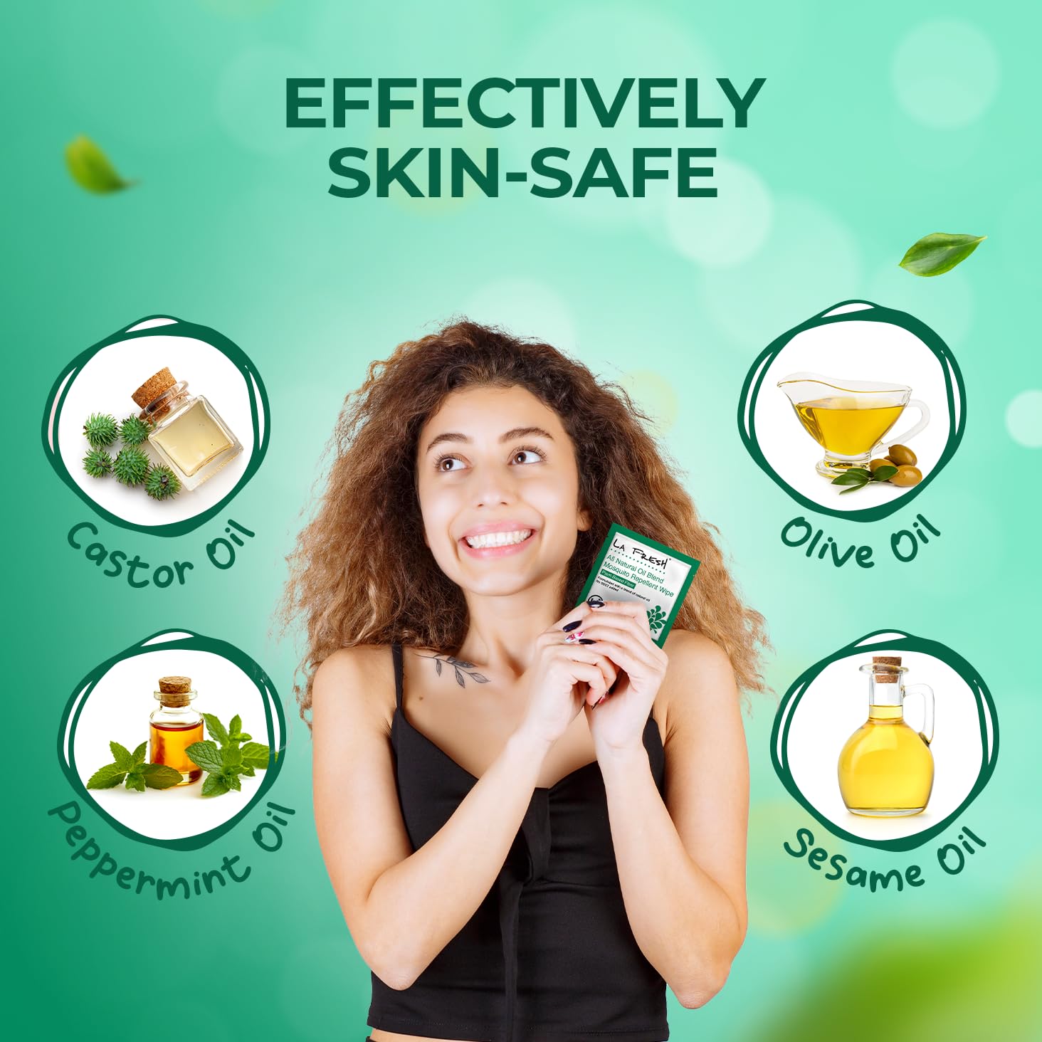 La Fresh individually sealed sachets ensure freshness and portability.