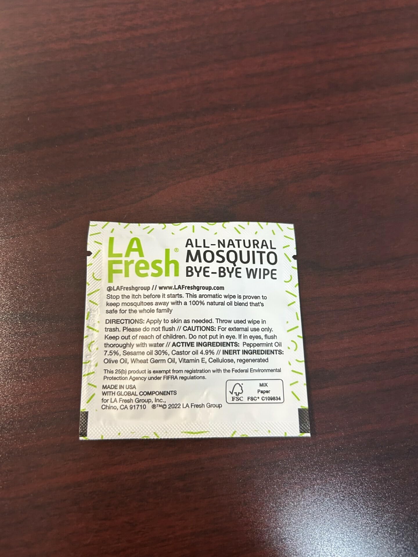La Fresh USA-made formula powered by renewable solar energy.