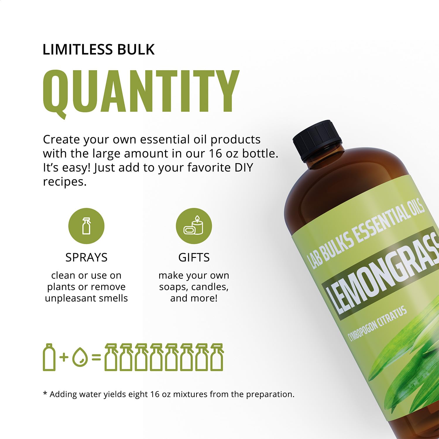 LAB BULKS Lemongrass candle-making scene with citrus-herbal notes