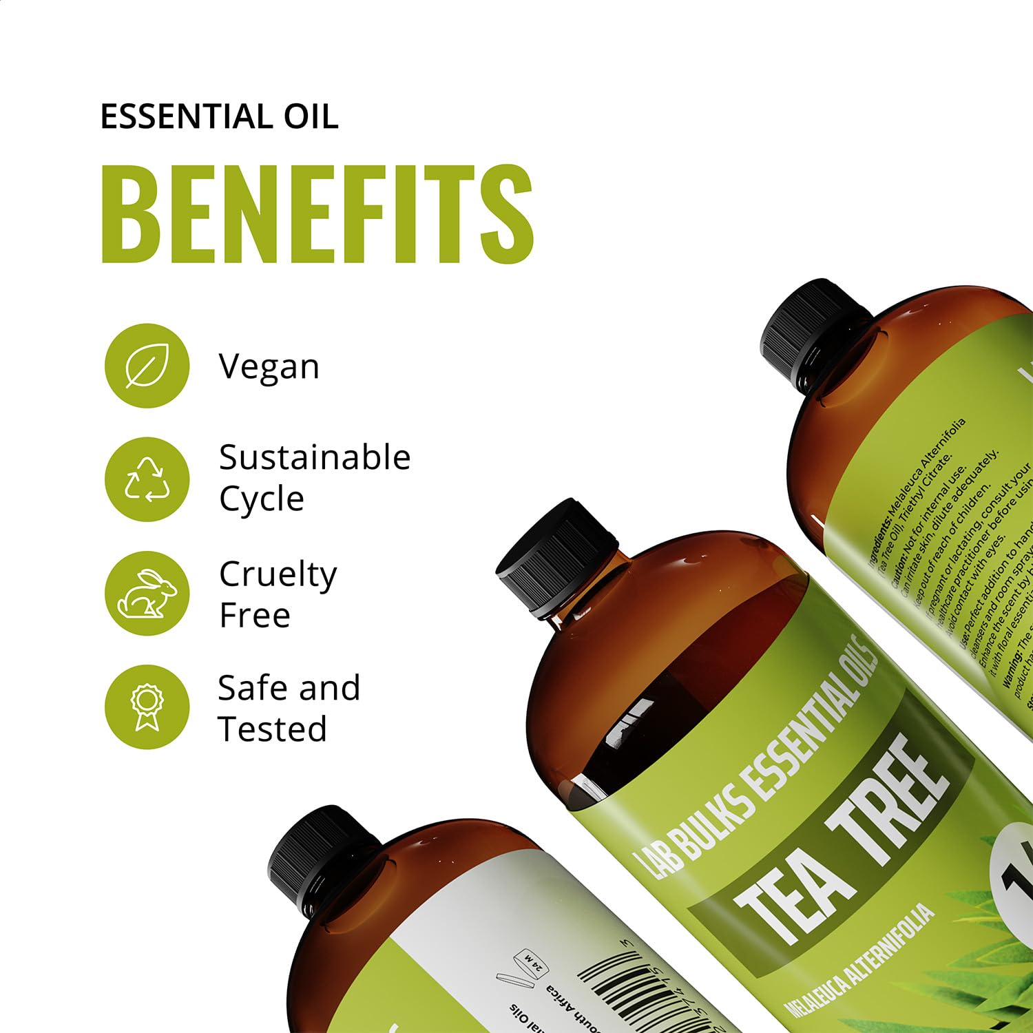Lab Bulks Tea Tree Oil blends for room sprays and fragrances