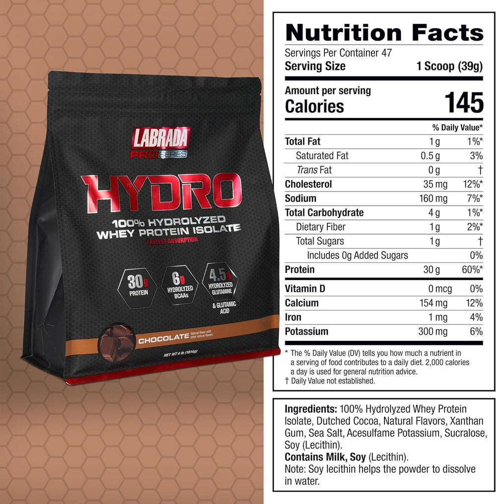 Labrada Hydro ready shake image – convenient mixing for a rich, chocolate shake.