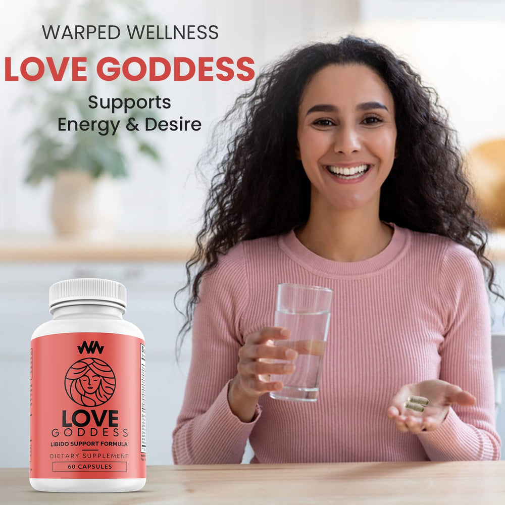 Label detail highlights natural ingredients for targeted female wellness support