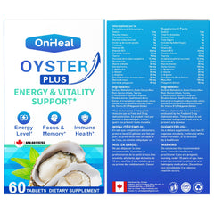 LABJD Premium Oyster Extract capsules close-up emphasizing vitality support.
