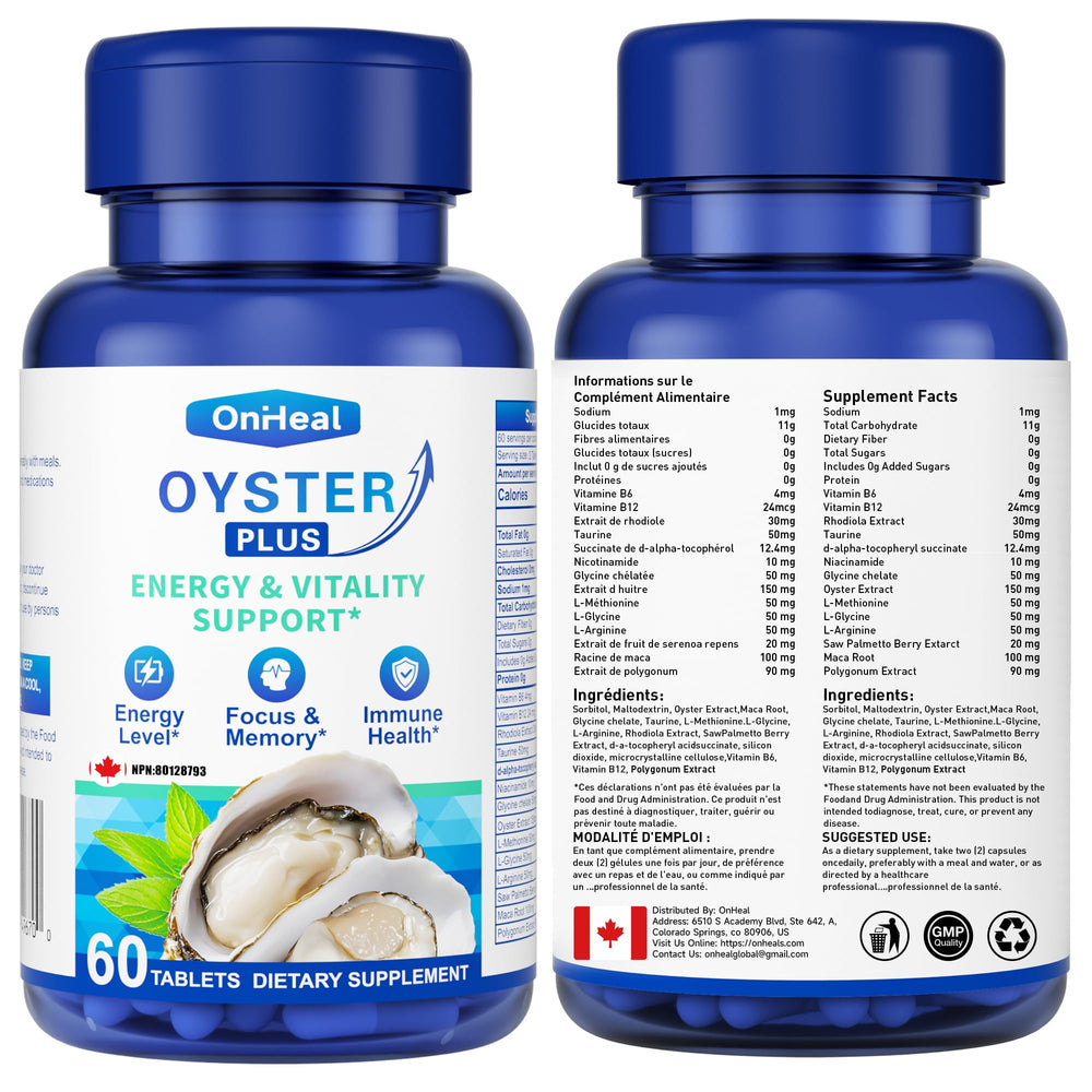 LABJD Premium Oyster Extract powder concept with minerals and taurine for wellness.