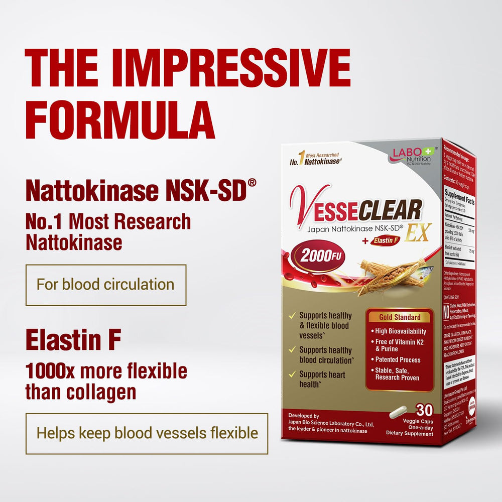 Lifestyle scene suggesting daily use for vascular wellness with LABO Nutrition