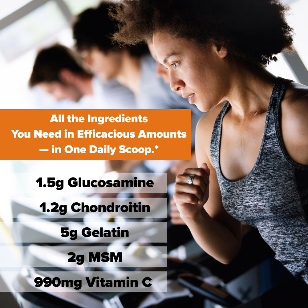 Labrada Elastijoint MSM and chondroitin ingredients for joint health.