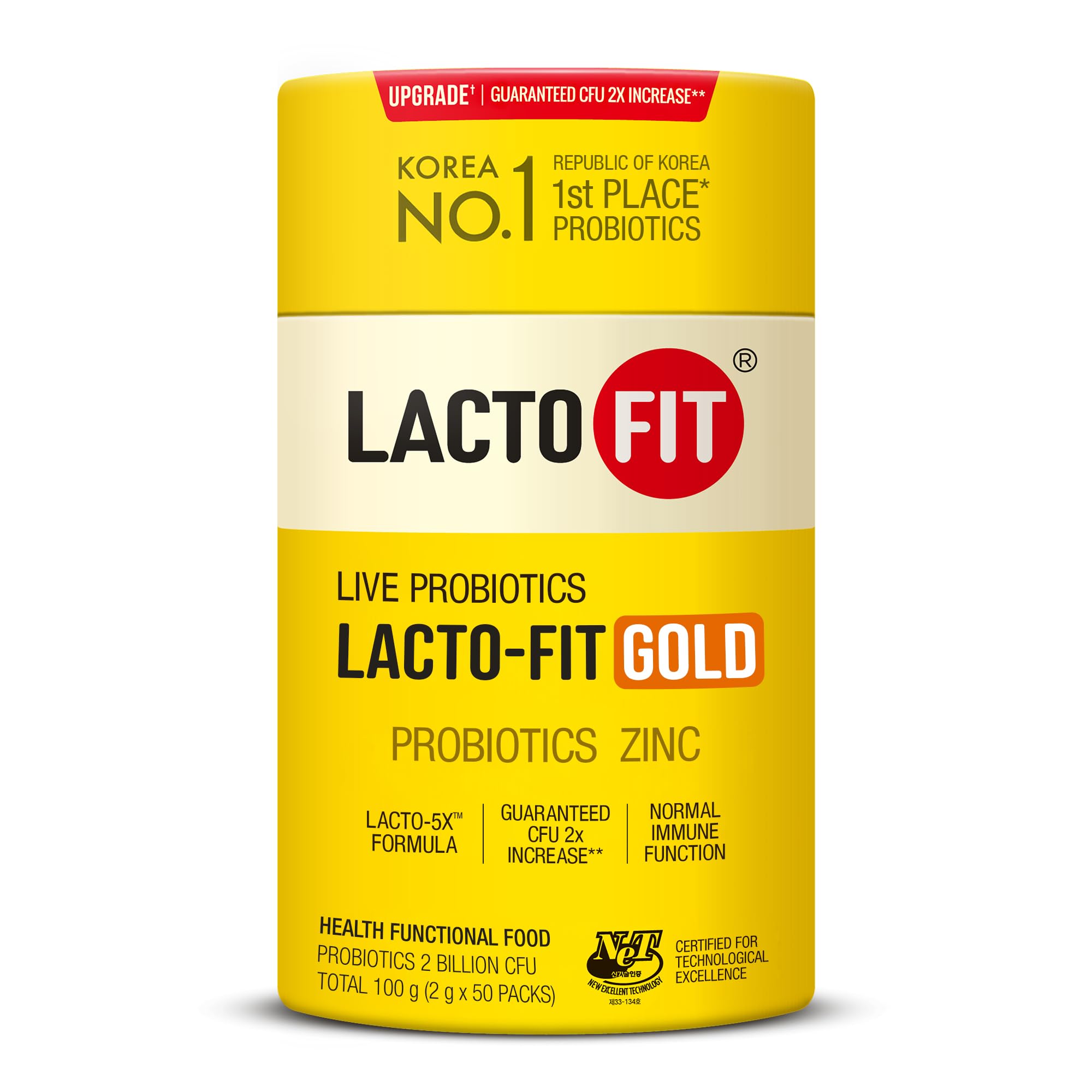 LACTO-FIT Chongkundang Gold probiotic pack for daily balance.