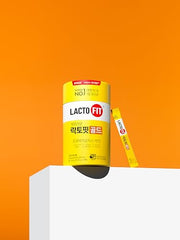 LACTO-FIT Chongkundang Gold stick dissolving on tongue for on-the-go use.
