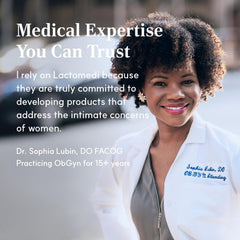 LACTOMEDI Intimate Care Gel syringe applicator for mess-free, precise dosing.