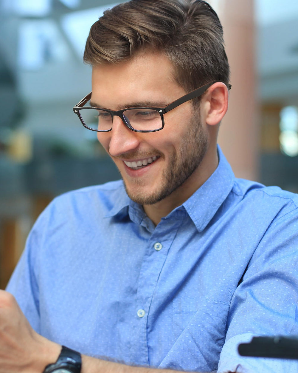 Gafas LADEESSE con anti-reflejo para visión más nítida.