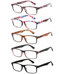 Ladeesse gafas de lectura bloquean luz azul para lectura nocturna.