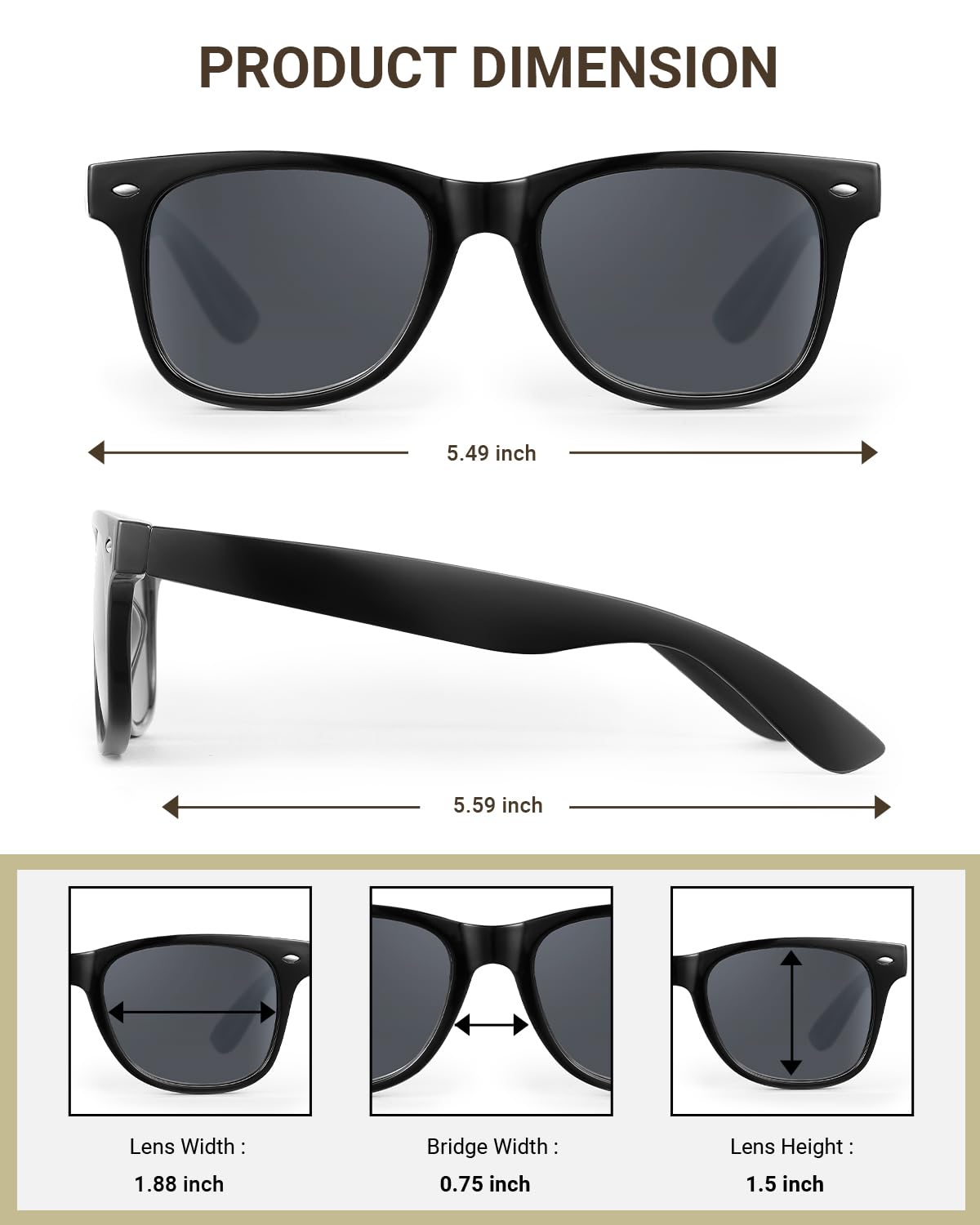 LADEESSE reading sunglasses with sun protection for comfortable outdoor gardening.