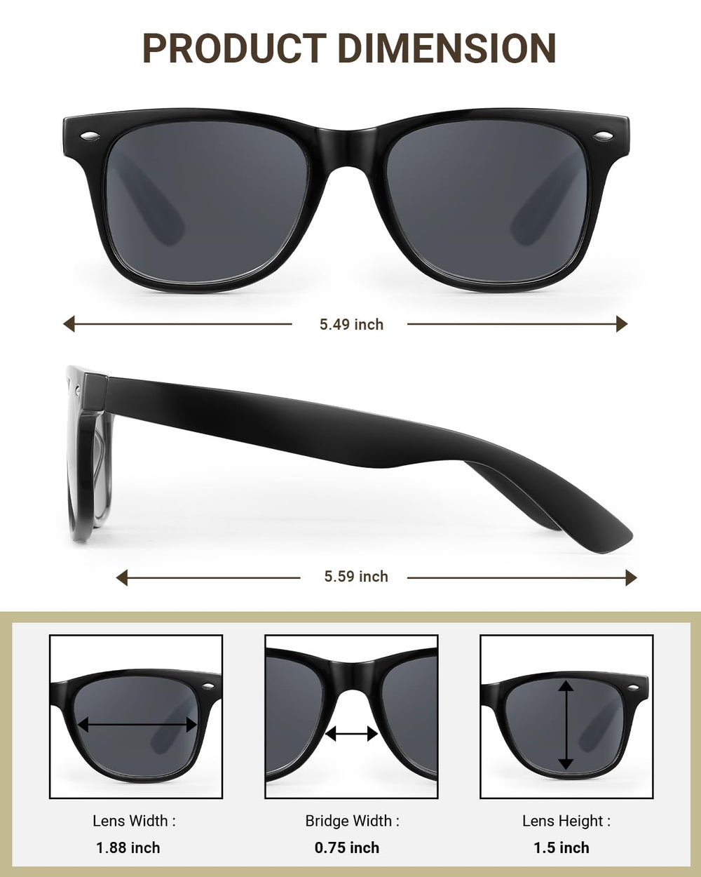 LADEESSE reading sunglasses with sun protection for comfortable outdoor gardening.
