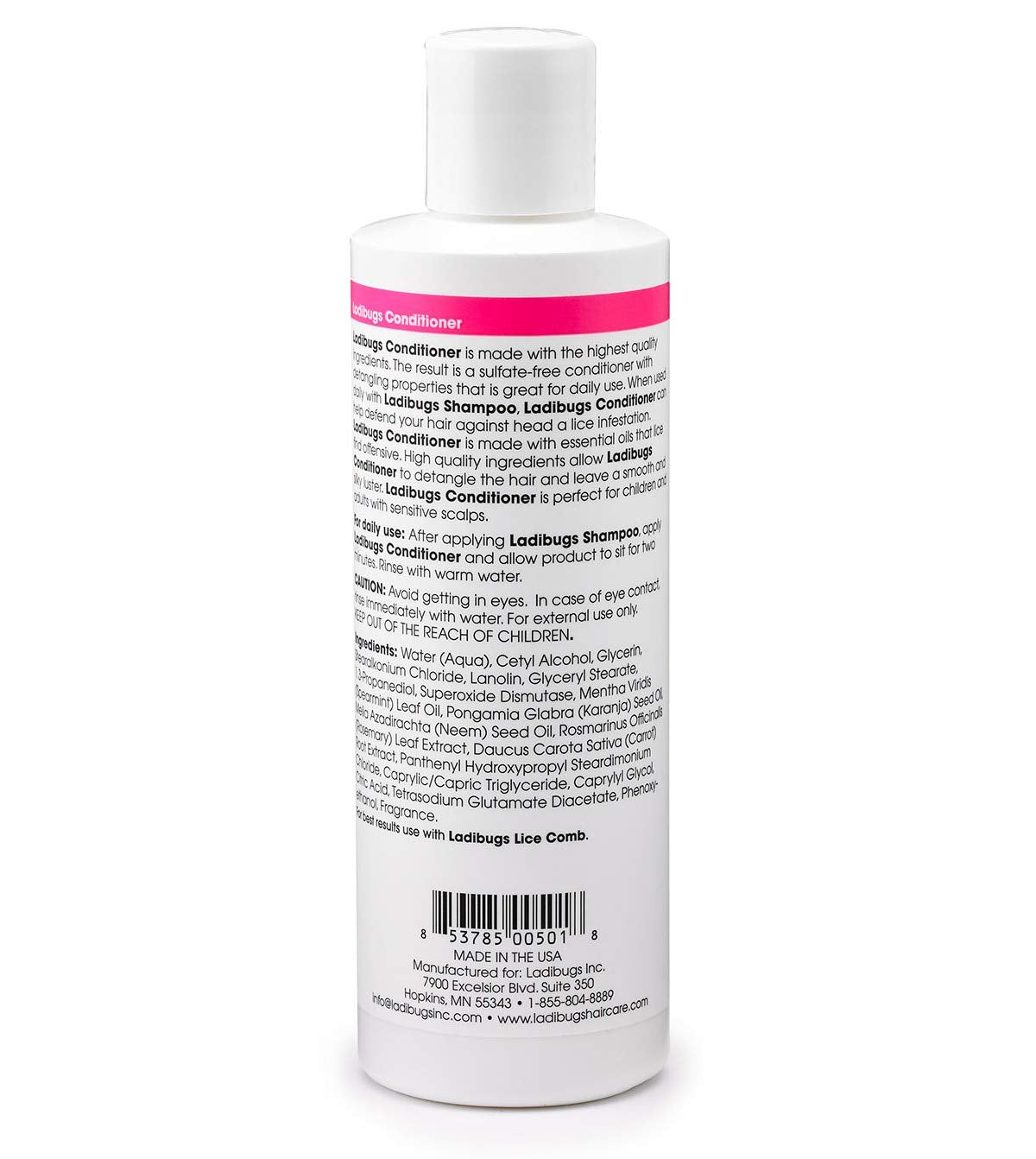 Aplicación suave sobre el cabello con Ladibugs para desenredar sin esfuerzo.