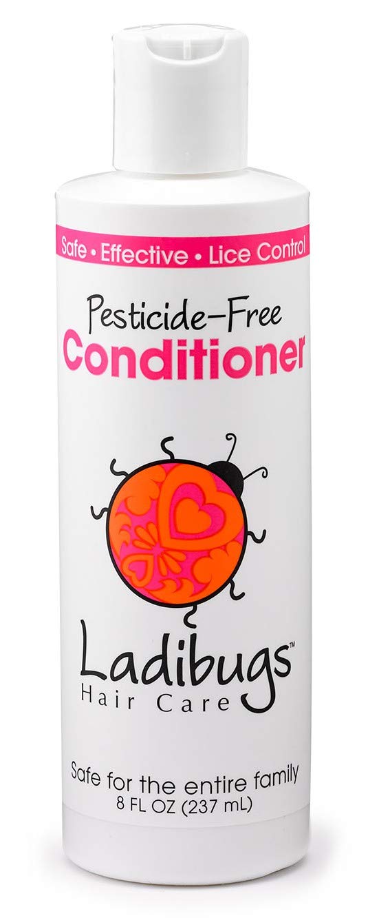 Ladibugs Acondicionador 8oz en bote, hidratación suave para uso diario.