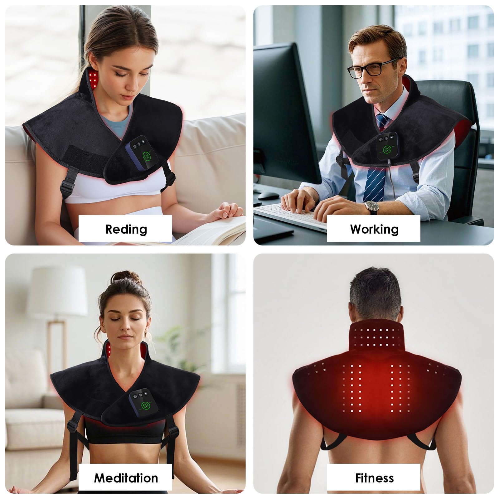 LAFCARE vibration settings offer customizable intensity for comfort.