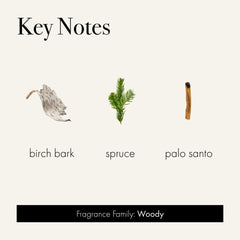 LAFCO New York Woodland Spruce wax close-up highlights renewable soy formula.