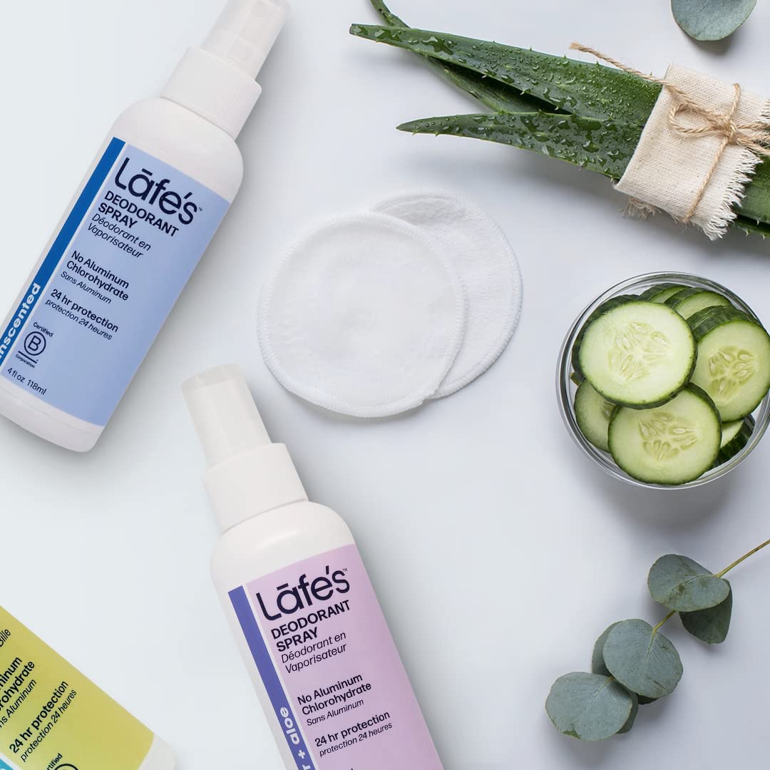 Made in the USA, family-owned, B Corp certified deodorant bottle