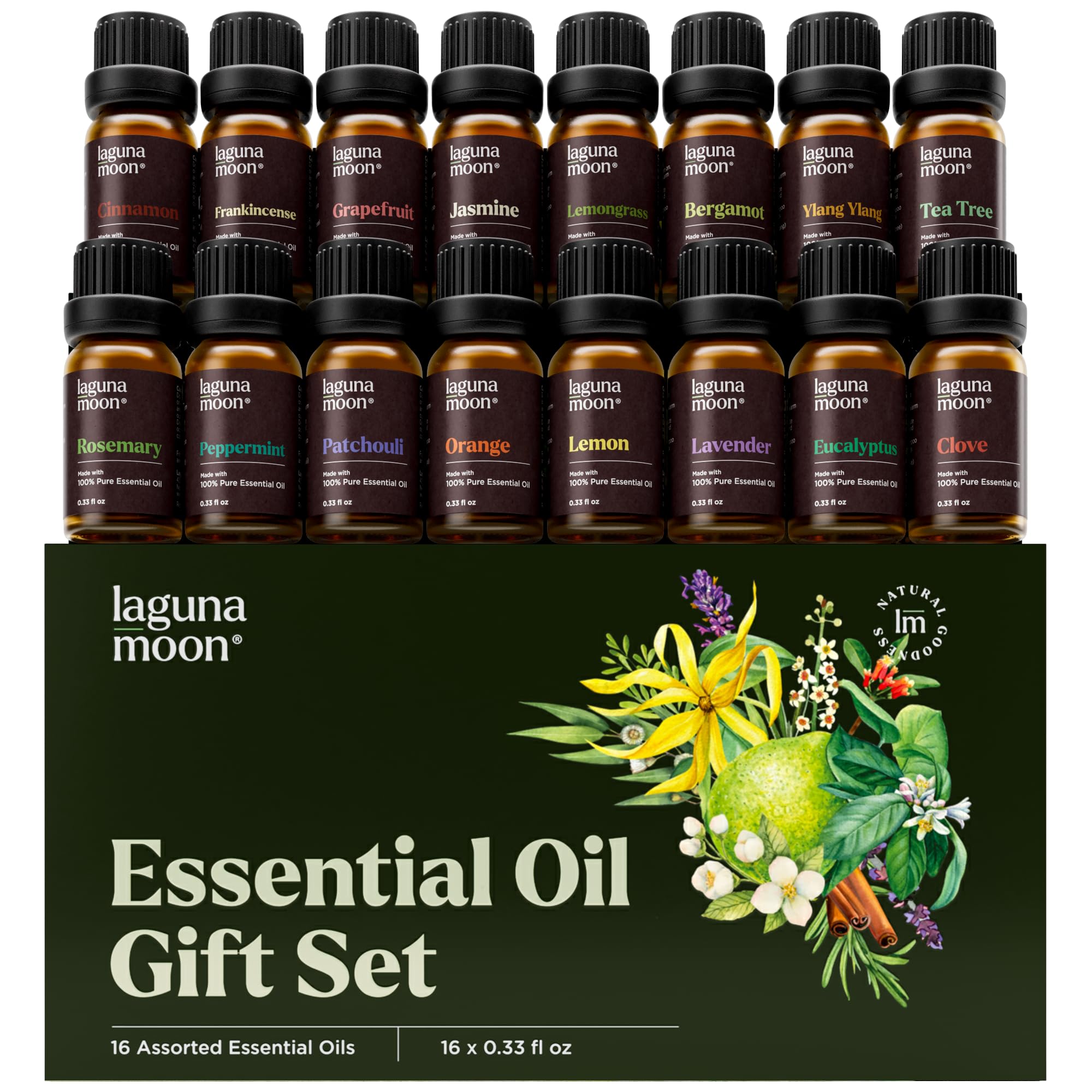 Lagunamoon bergamot bottle for uplifting diffuser blends and bright spaces