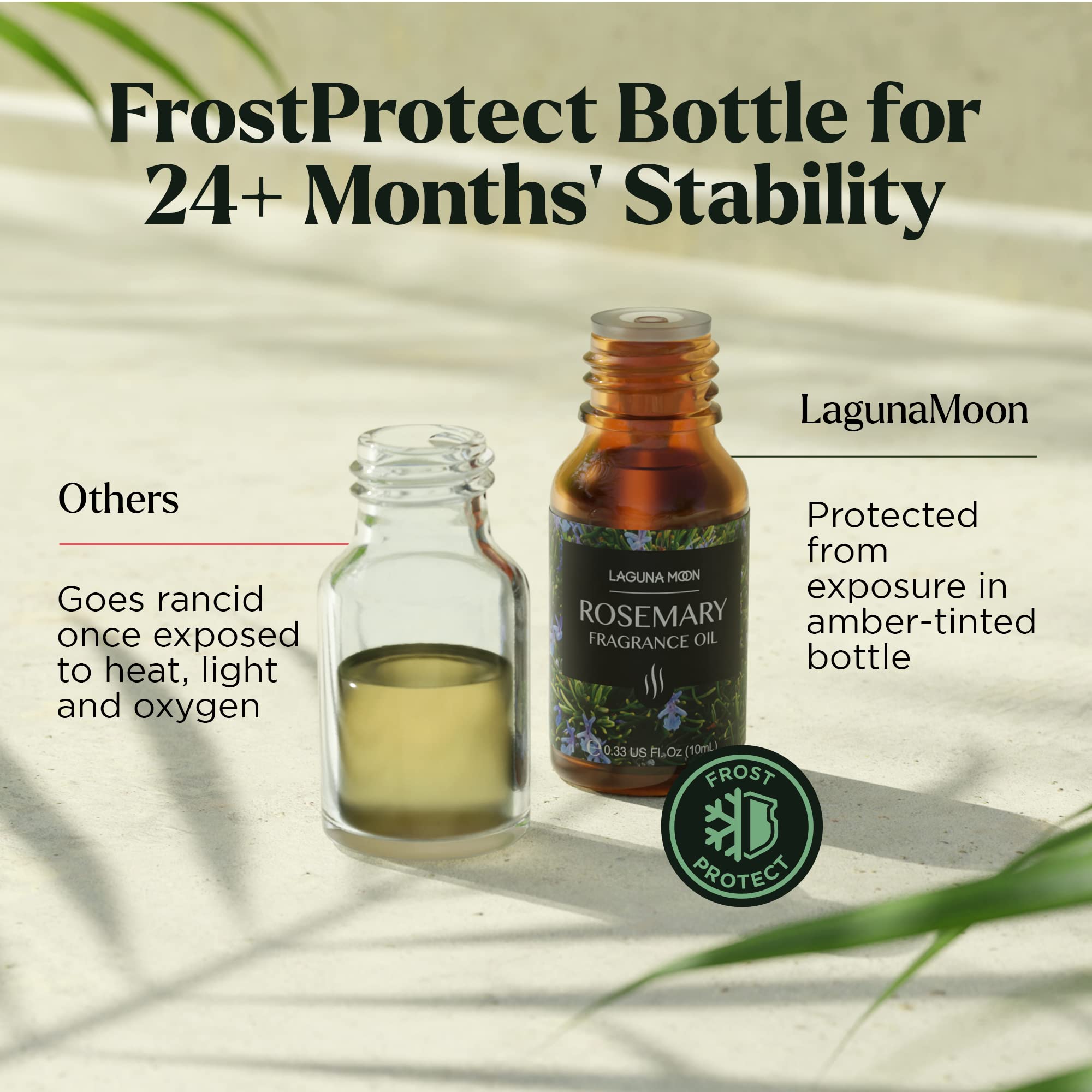 Lagunamoon Black Orchid fragrance oil bottle for luxurious scented products.