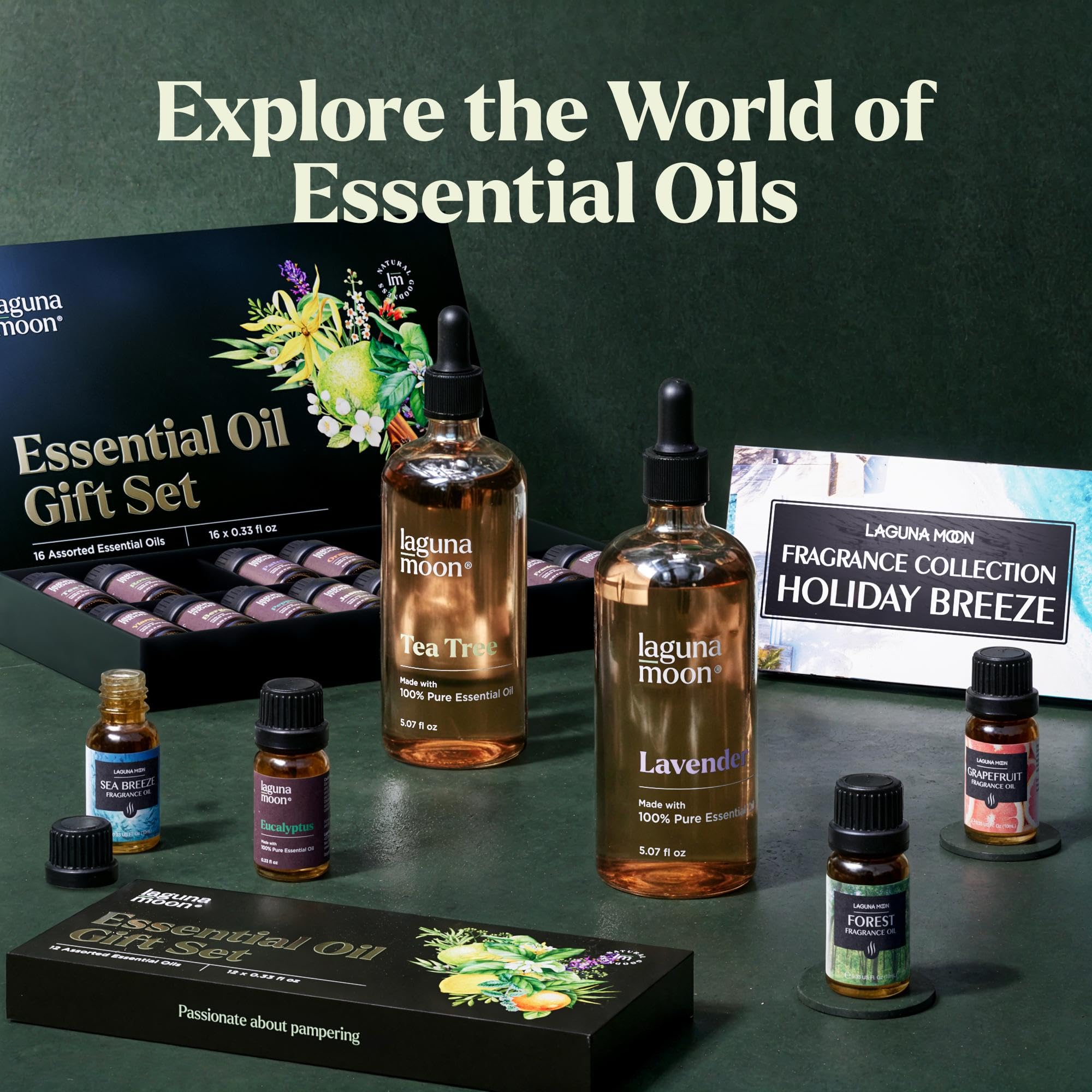 Lagunamoon 150ml Lavender Oil bottle showcases purity.