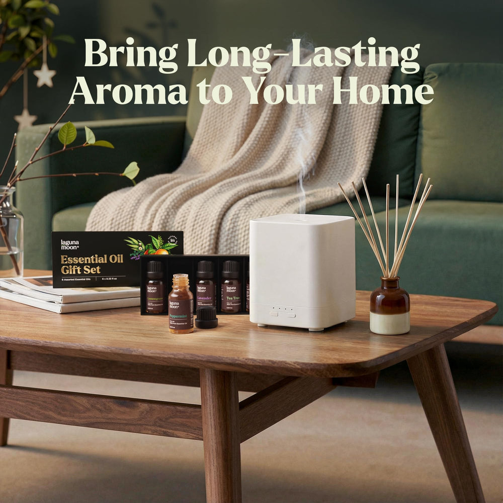Lagunamoon Orange oil fragrance bottle - bright scent for home use.