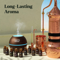 Lagunamoon Tea Tree bottle pour enhances air freshness in humidifiers