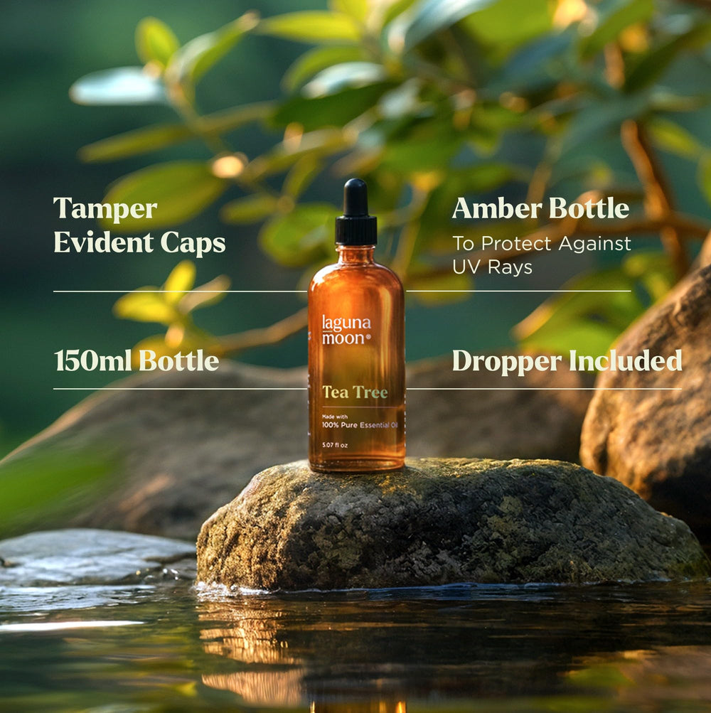 Lagunamoon Tea Tree Oil as a candle-blend base for refreshing scents