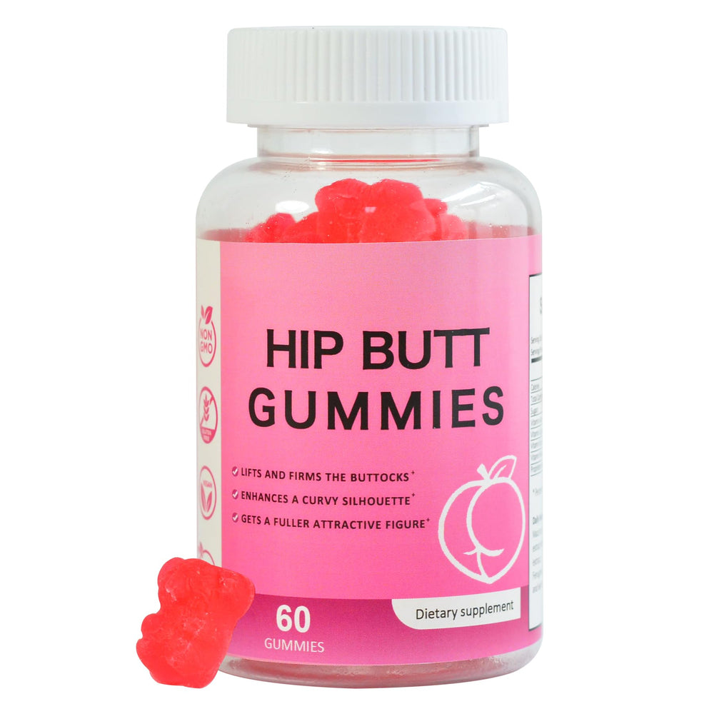 Laicuherb BBL Gummies bear shape bottle close-up for daily wellness.
