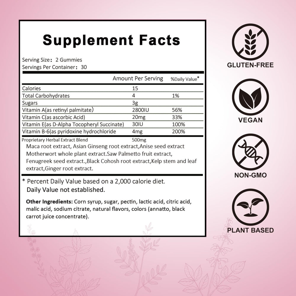 Laicuherb BBL Gummies women-focused packaging communicates curves concept.