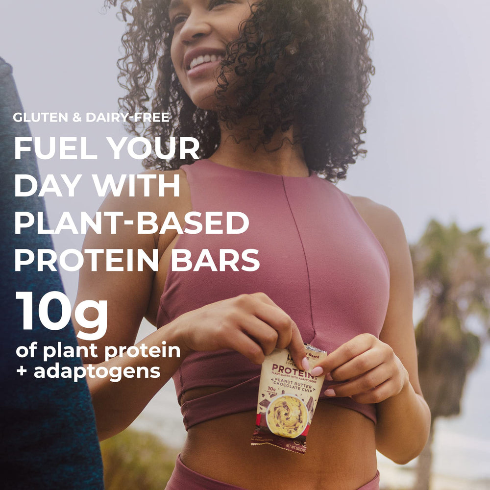 Laird Superfood protein bar flavor shot peanut butter chocolate chip indulgence.