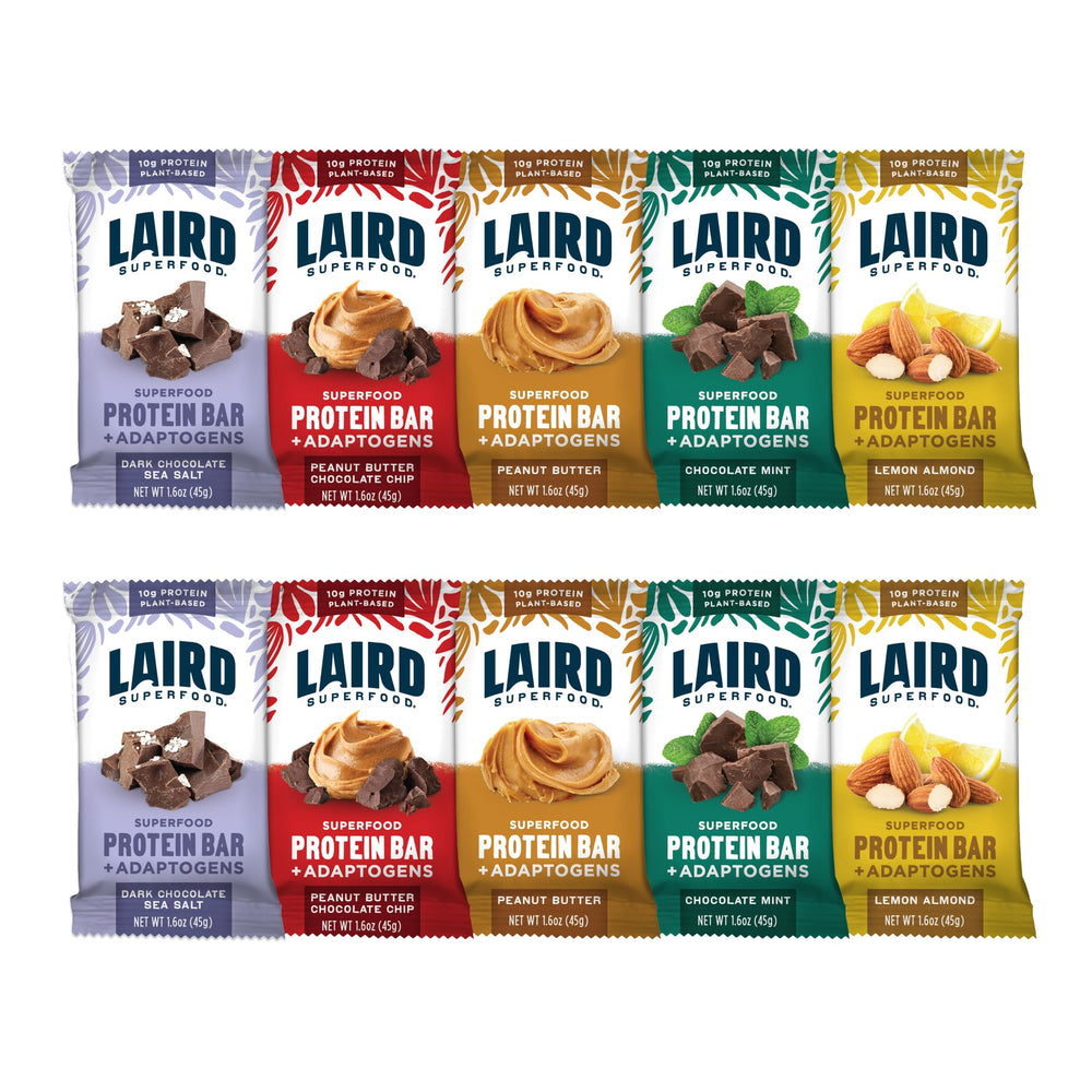 Laird Superfood Functional Protein Bar package view for convenient on-the-go fuel