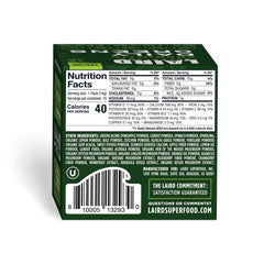 Laird Superfood Prebiotic Daily Greens serving scoop ready to mix.