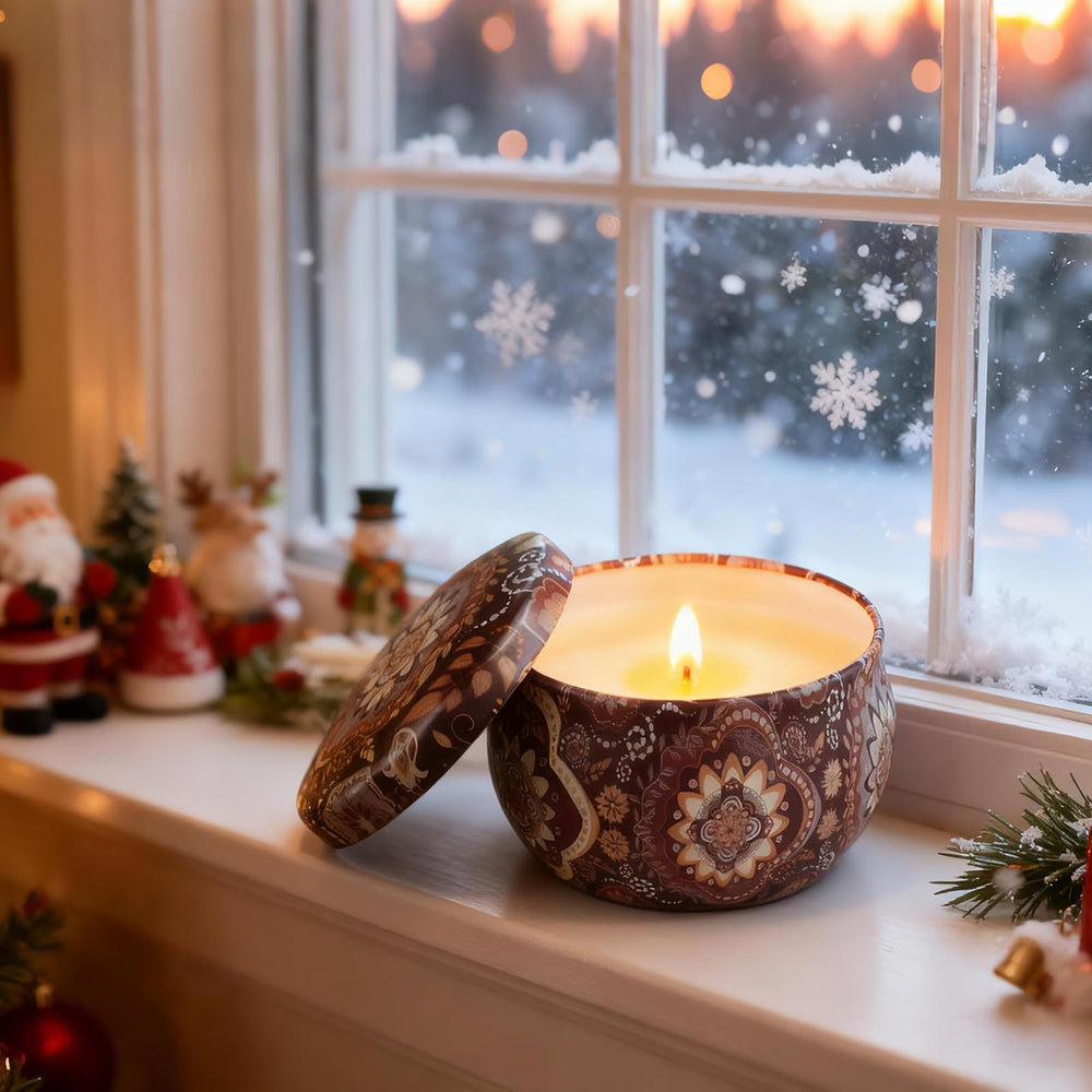 LAJDL candles enhancing home decor and aromatherapy ambiance