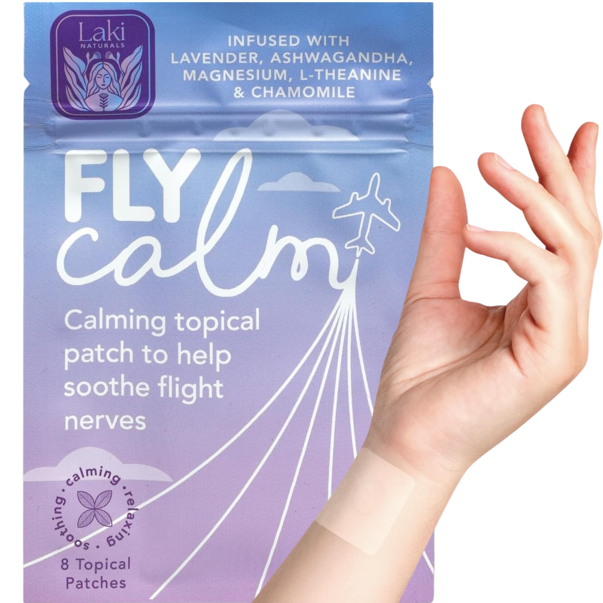 Laki Naturals discreet application remains hidden while calming travel