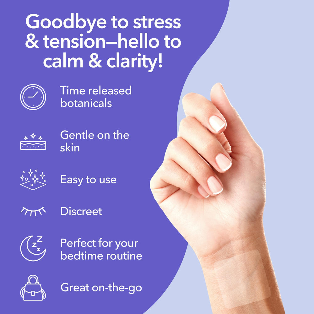 Laki Naturals Relax Patch ingredients highlight lavender and ashwagandha for soothing notes.