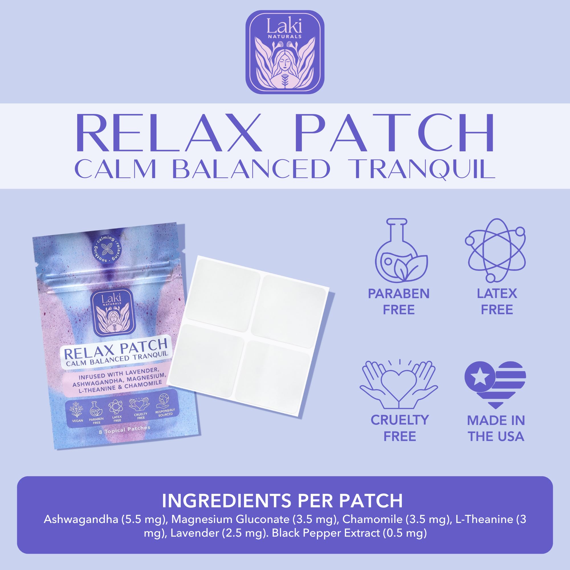 Patch applied to wrist area suggests easy, daily-use during routines.