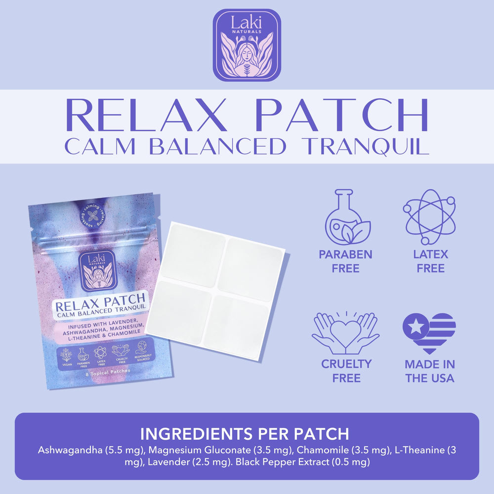 Patch applied to wrist area suggests easy, daily-use during routines.