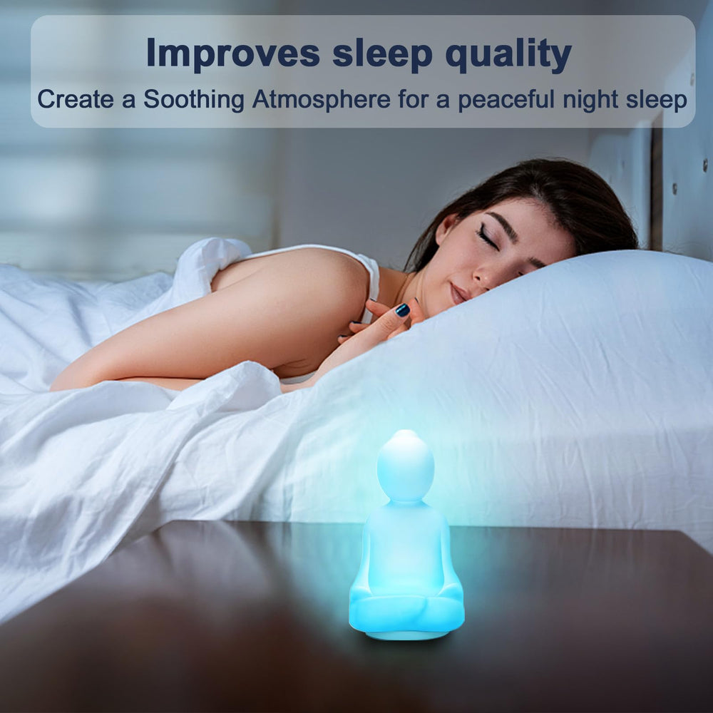 Lalifebuss sits on a desk or nightstand for quick calm during breaks.